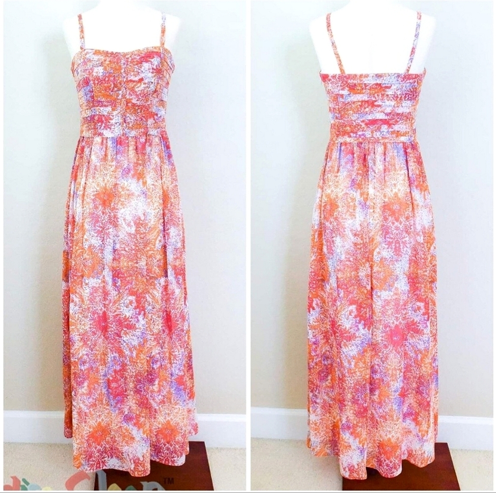 🩷 *Moulinette Soeurs* Anthropologie: Vernalis Maxi Dress - size 2 - GORGEOUS!